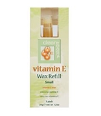 Clean + Easy - 47354 Vitamin E Wax Roll-On Refill (Small, 3 Pack)